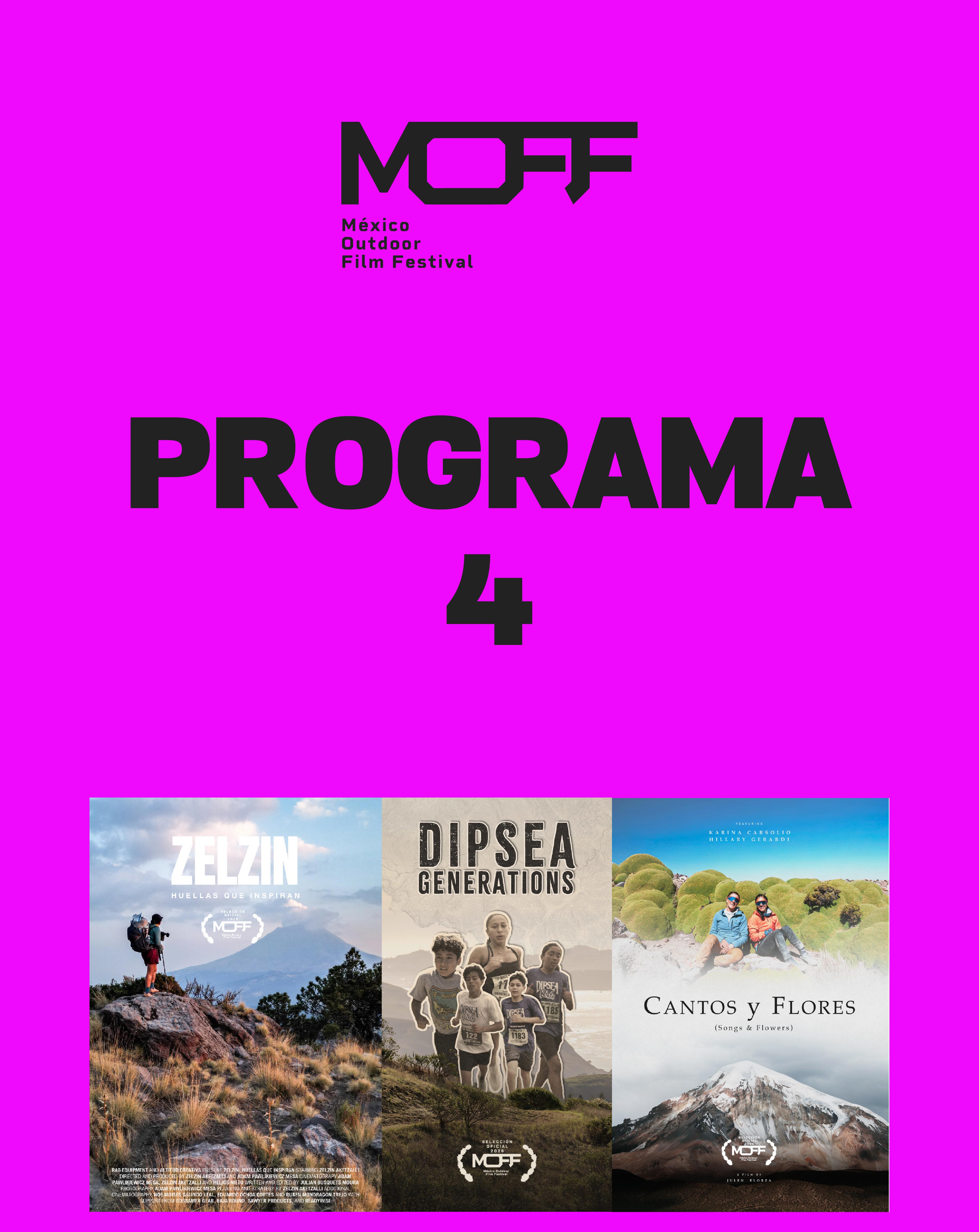 Programa 4: Zelzin: Huellas que inspiran + Dipsea Generation + Cantos y flores